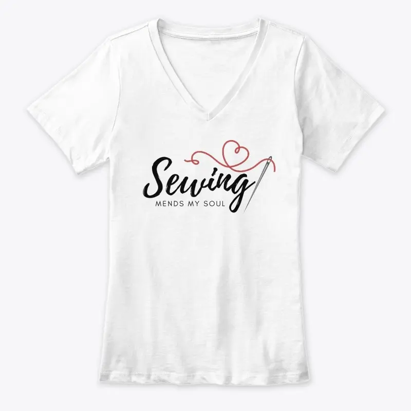 Sewing Mends My Soul - Word Art